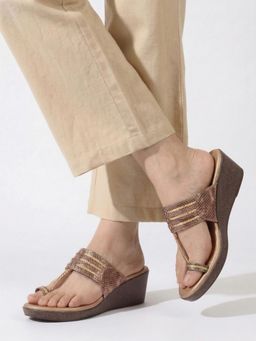 Dollphin - Women Multi-Color fashionable Design Wedges Heels