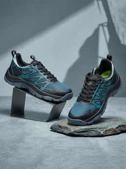 LIBERTY - leap7x ENDUVERS1E Sports Lacing Running Shoes for Men - Black