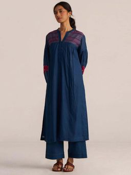 Ganga Fashions - Blue Kurta with Pant