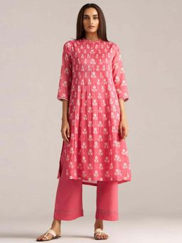 Ganga Fashions - Rapture Rose Print Kurta with Pant