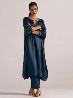 Ganga Fashions - Deep Teal Festive Kurta with Pant