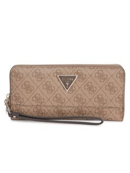 Guess - Cordelia Logo Slg Lrg Zip Arnd Brown Wallets