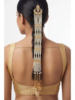 Zevar By Geeta - Hirkat Kundan White Choti