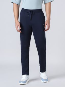 Technosport - Navy Blue Textured Slim Trackpant