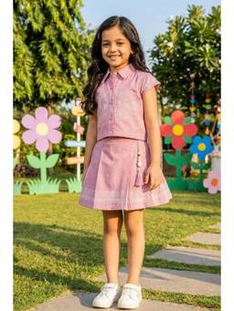 Lagorii - Pink Embroidered Co-Ord Set
