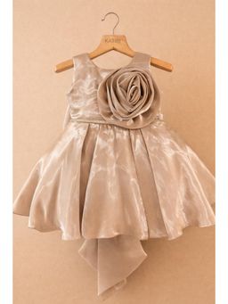 Katibi Kids - Champagne Rosette Couture Dress