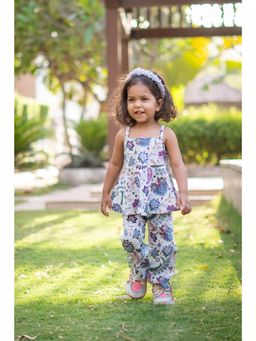 Peekaaboo Kids - Girls Cotton Printed Co-Ord Set
