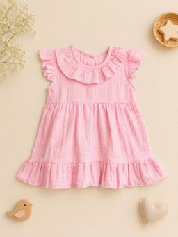 Kidbea - Baby Girls Organic Cotton Dress-Pink