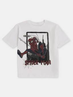 Jockey Juniors - M401 Boys Marvel Avengers Cotton Graphic Printed T-shirt-White
