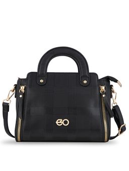 E2O - Stylish Black Women's Satchel Bag