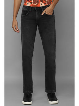 Allen Solly - Men Black Slim Fit Dark Wash Jeans