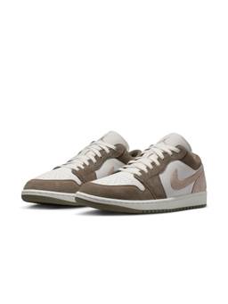 Nike - Mens Air Jordan 1 Low Sneakers - Brown