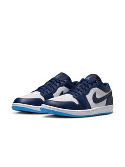 Nike - Mens Air Jordan 1 Low Sneakers - Blue