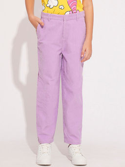 VERO MODA - Girl Lavender Corduroy Pants
