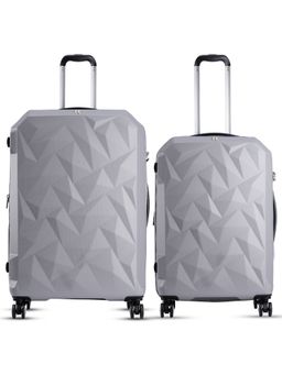 it luggage - Ice Cap Grey Set of 2 28-24 Inches Expandable Hardsided TSA Luggage Trolley