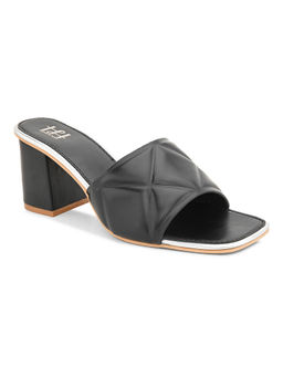 Hydes N Hues - Womens Casual Slip On Black Heels