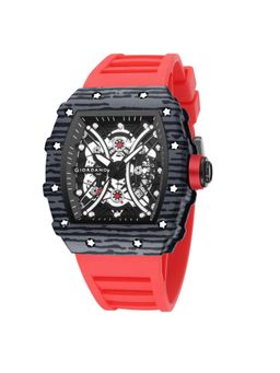 Giordano - Men Skeleton Design Black Dial Analog Watch - GZ-50180 (M)