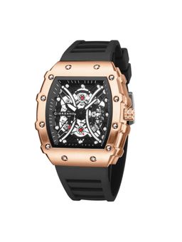 Giordano - Men Skeleton Design Rose Gold Dial Analog Watch - GZ-50180 (M)