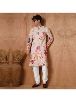 TRYBUY.IN - Men Cotton Chikankari Kurta with Pant