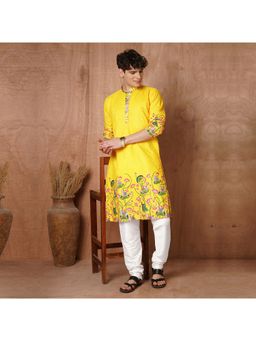TRYBUY.IN - Men Full Sleeves Chikankari Kurta with Pant