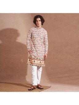 TRYBUY.IN - Men Chikankari Cotton Kurta with Pant