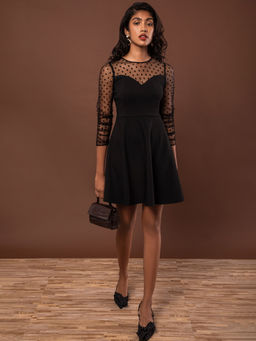 RSVP by Nykaa Fashion - Black Dance To The Polka Dress