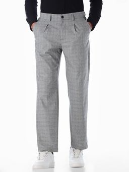 Jack & Jones - Men Regular Fit Grey Trouser