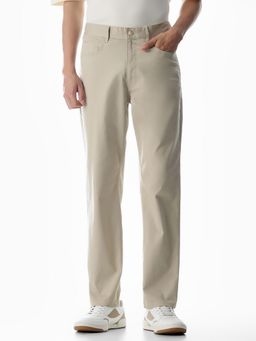 Jack & Jones - Men Regular Fit Beige Trouser