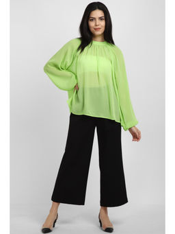 Allen Solly - Women Green Solid Casual Top