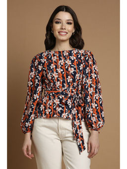 Allen Solly - Women Multi-Color Floral Print Casual Top