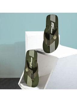 WOODLAND - Mens Printed FlipFlops-Olive