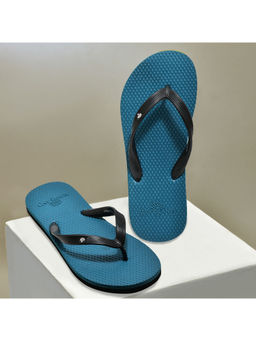 WOODLAND - Mens Solid FlipFlops-Teal