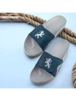 Red Tape - Mens EVA Comfort Round Toe Velcro Sliders