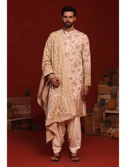 KALPRAAG - Madhur Ivory Kurta with Patiala Pant and Dupatta