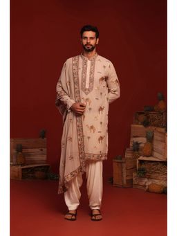 KALPRAAG - Aadrit Pink Kurta with Patiala Pant and Dupatta