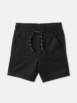 R&B - Cotton Relaxed Fit Elastic Waist Clean Hem Boys Shorts
