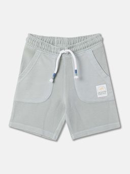 R&B - Cotton Relaxed Fit Drawstring Waist Clean Hem Boys Shorts