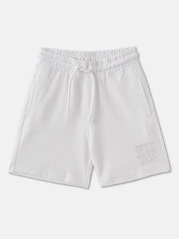 R&B - Cotton Relaxed Fit Drawstring Waist Clean Hem Boys Shorts