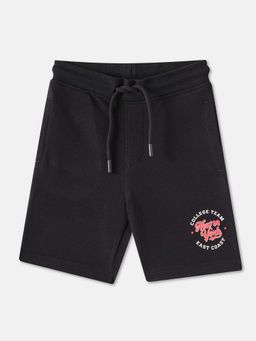 R&B - Cotton Drawstring Waist Clean Hem Boys Shorts