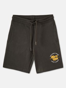 R&B - Cotton Drawstring Waist Clean Hem Boys Shorts