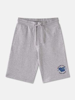 R&B - Cotton Graphic Print Drawstring Waist Clean Hem Boys Shorts