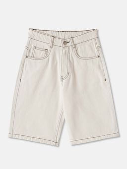 R&B - Cotton Regular Fit Mid Waist Clean Hem Boys Shorts