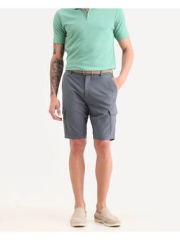 Rare Rabbit - Blue 4 Way Stretch Cargo Shorts