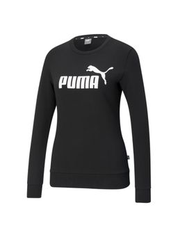 Puma - Ess Logo Crew Women Black Sweatshirt