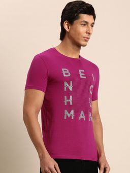 Being Human - Men Printed Pink T-Shirt