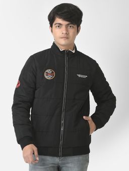 CRIMSOUNE CLUB - Boys Black Brand Logo Jacket