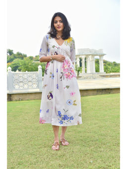 Oodeypore - Alina Floral Printed Dress