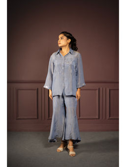 Punam Khetann - Neel Pushpam Embroidered Co-Ord Set