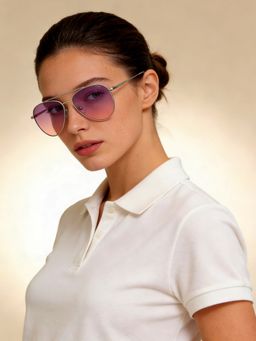 IDEE - Gold S2695 C3 57 Aviator Frame Style Sunglasses_IDS2695C3SG