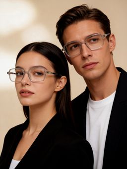 IDEE - Rectangle ID1772C7FR Silver Medium Eyeglass Frames